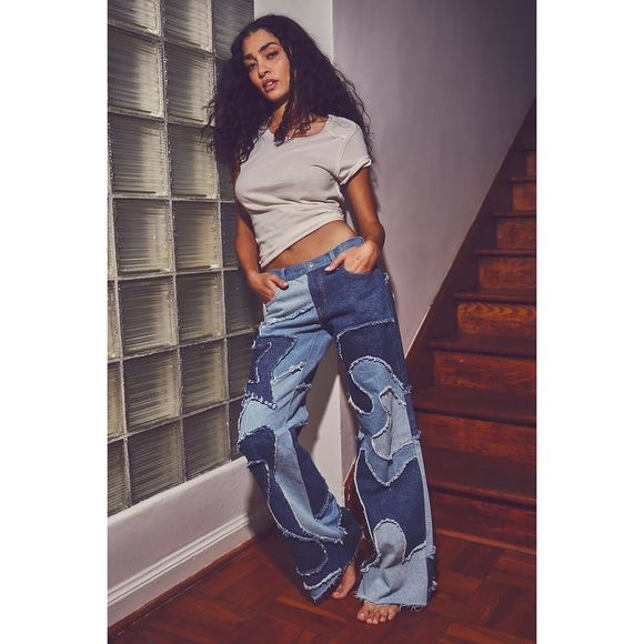 New We The Free x Free People Supernova Jeans sz 27